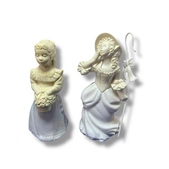 Lot of 4 VINTAGE Avon Little Bo Peep Sweet Honesty Perfume Bottle Decanter Empty - Picture 2 of 9